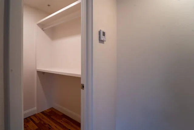 a bathroom with a window