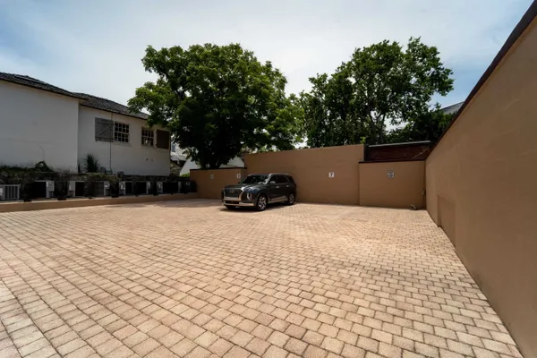 a house view with a outdoor space