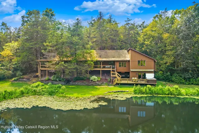 a view of a house with pool