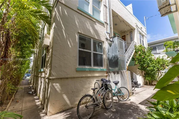 a view of bike storage
