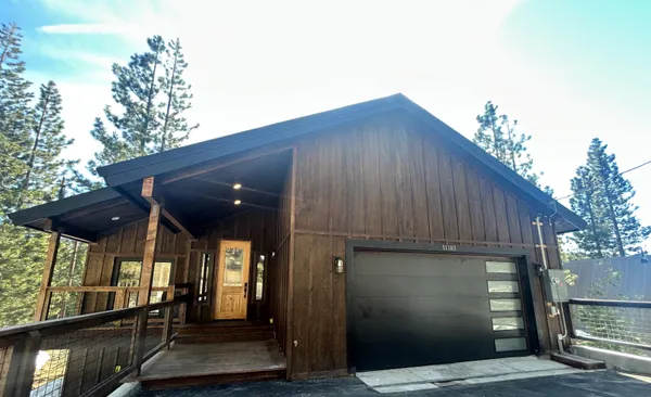 a backyard of a house