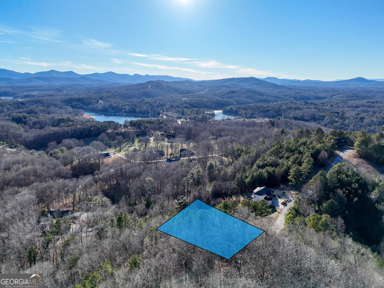 26 Sunset View Blairsville, GA 30512 - Photo 7 of 18 an aerial view of residential house and mountain