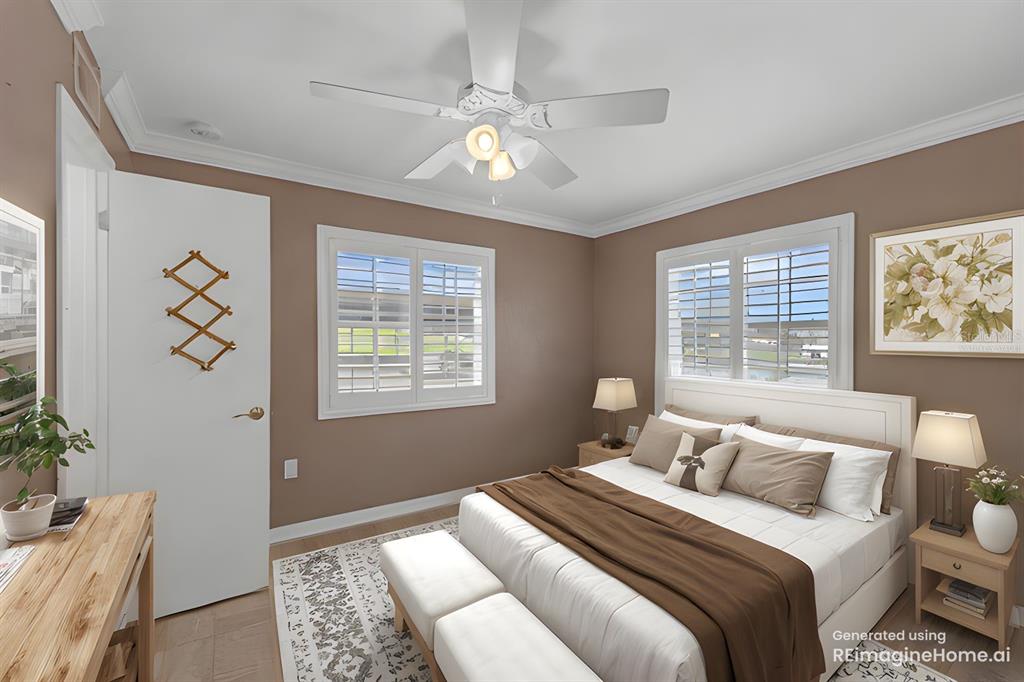 Undisclosed Address Astor, FL 32102 - Photo 12 of 28 a bedroom with bed and a window