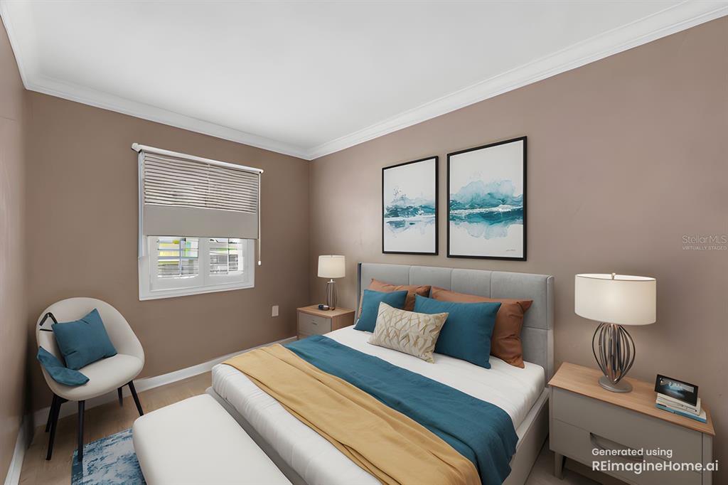 Undisclosed Address Astor, FL 32102 - Photo 15 of 28 a bedroom with a bed and window