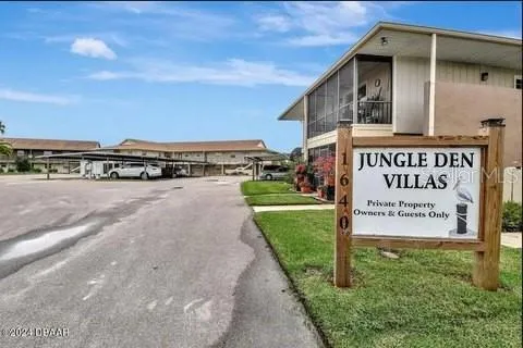 a sign on the side of a building