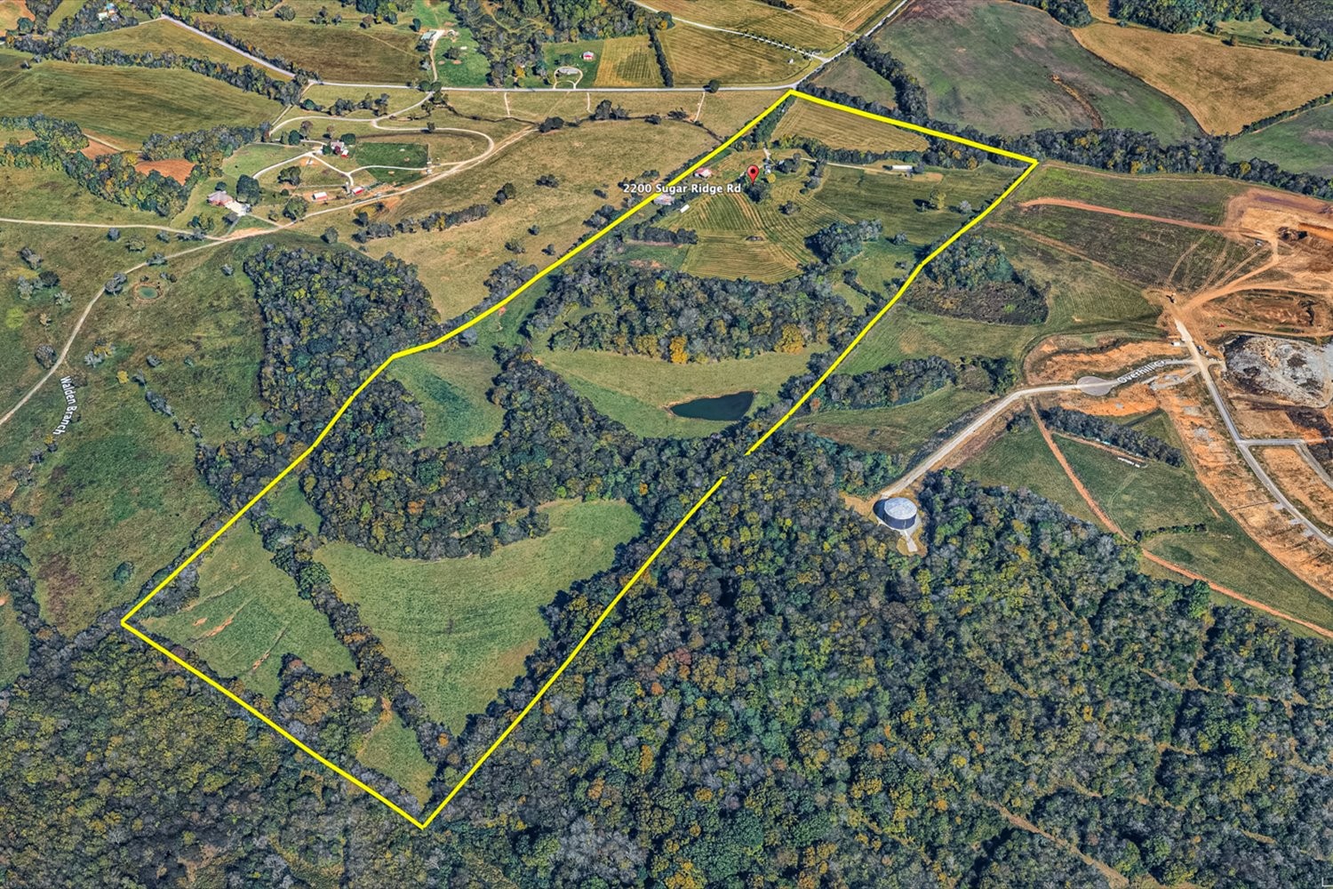 2200 Sugar Ridge Road Spring Hill, TN 37174 - Photo 40 of 41 an aerial view of a house with a yard