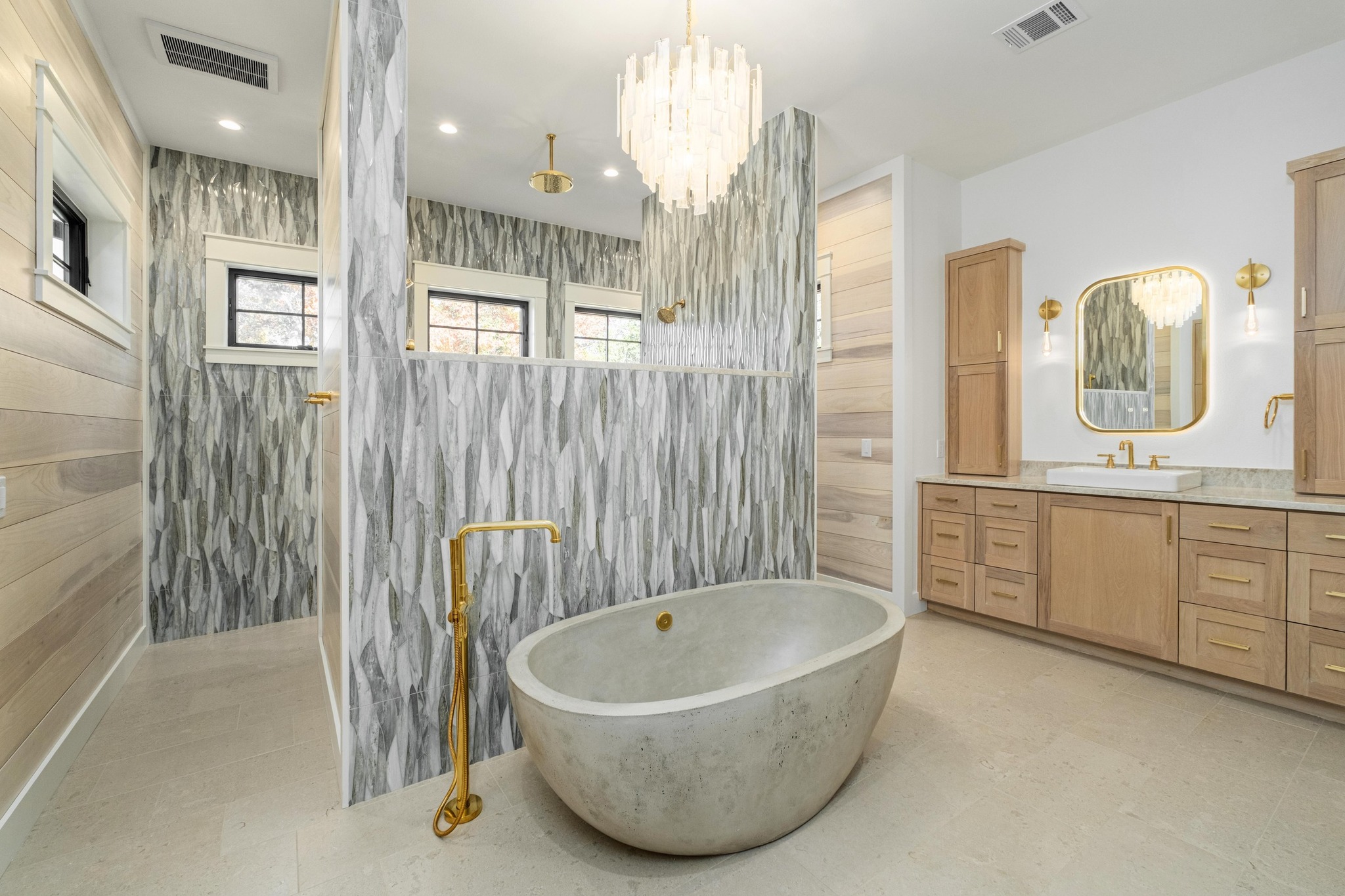 0 Old Red Ranch Road Dripping Springs, TX 78620 - Photo 14 of 40 a bathroom with a tub sink and mirror