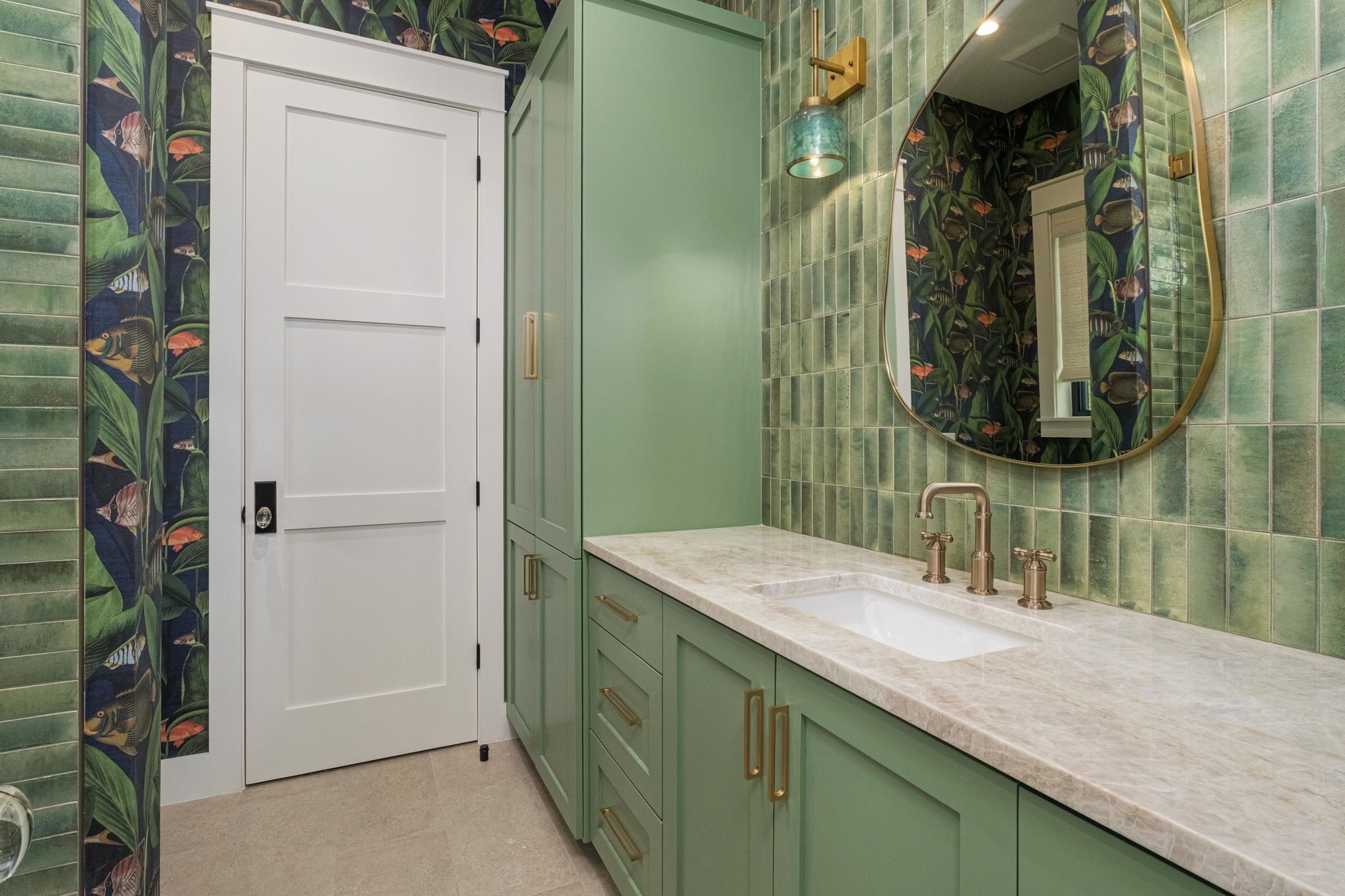 0 Old Red Ranch Road Dripping Springs, TX 78620 - Photo 21 of 40 a bathroom with a granite countertop sink and a mirror