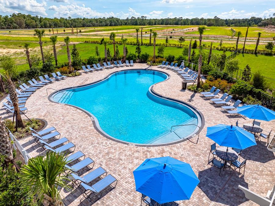 13640 Tropical Breeze Way Hudson, FL 34669 - Photo 40 of 48 a view of a swimming pool and lake view
