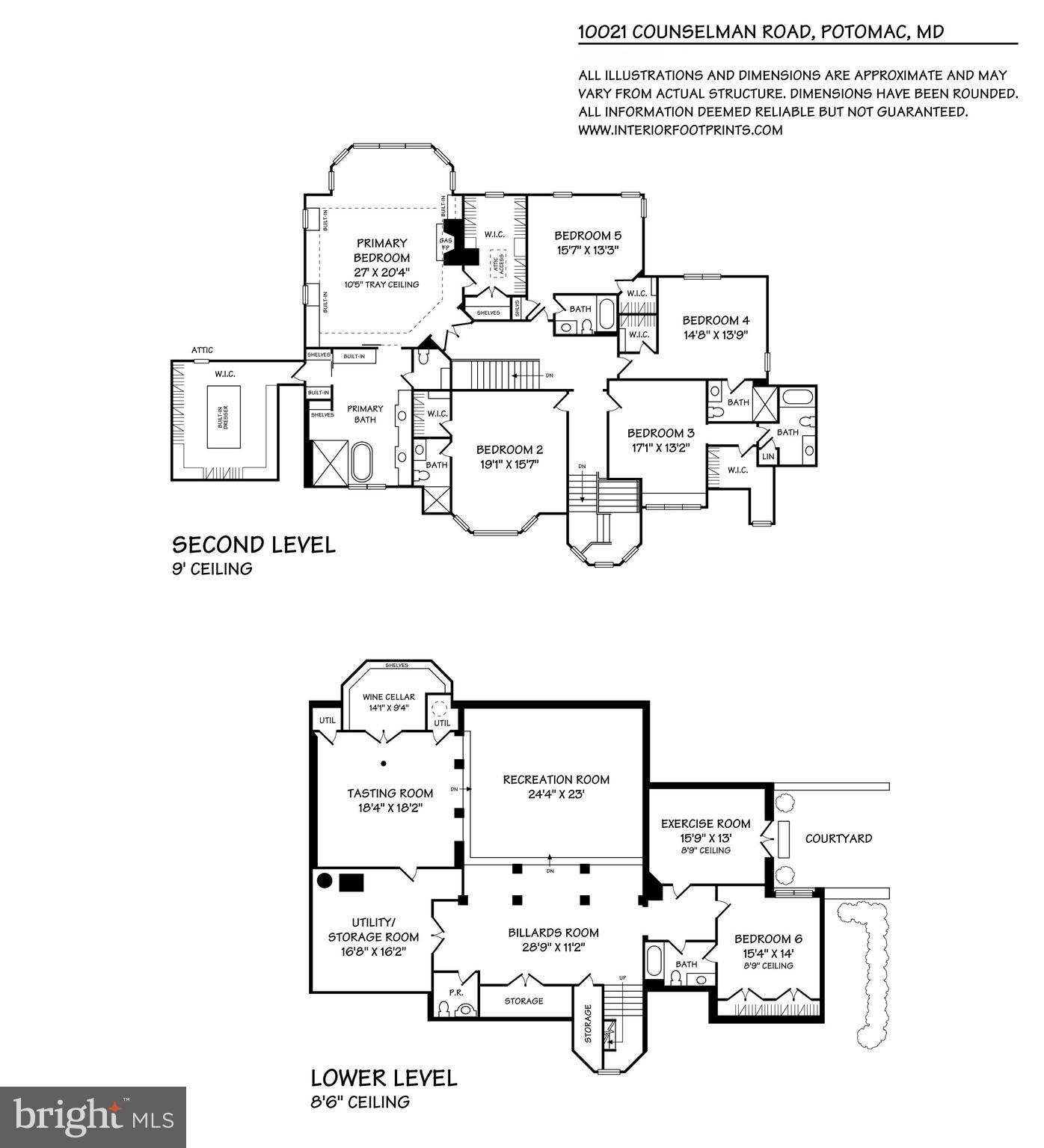 10021 Counselman Road Potomac, MD 20854 - Photo 42 of 42 10021 Counselman Road - Upper Level & Lower Level