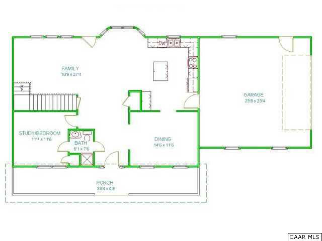 134 Devon Drive Ruckersville, VA 22968 - Photo 25 of 28 Main Level Floor Plan