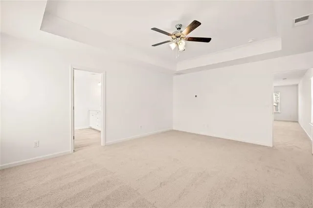 an empty room with an empty space