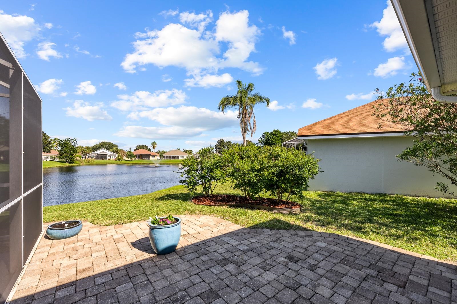 1116 Compass Row St. Augustine, FL 32080 - Photo 44 of 68 View of patio / terrace with a water view, glass enclosure, and a sunroom