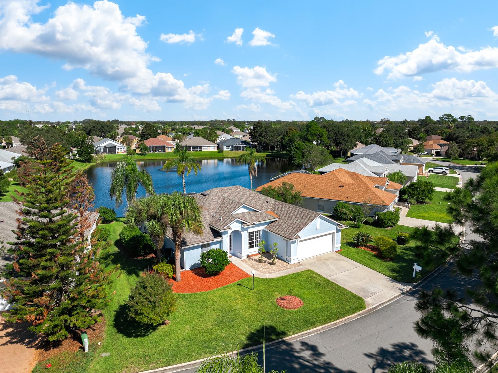 1116 Compass Row St. Augustine, FL 32080 - Photo 54 of 68 Aerial view of residential area featuring a large body of water