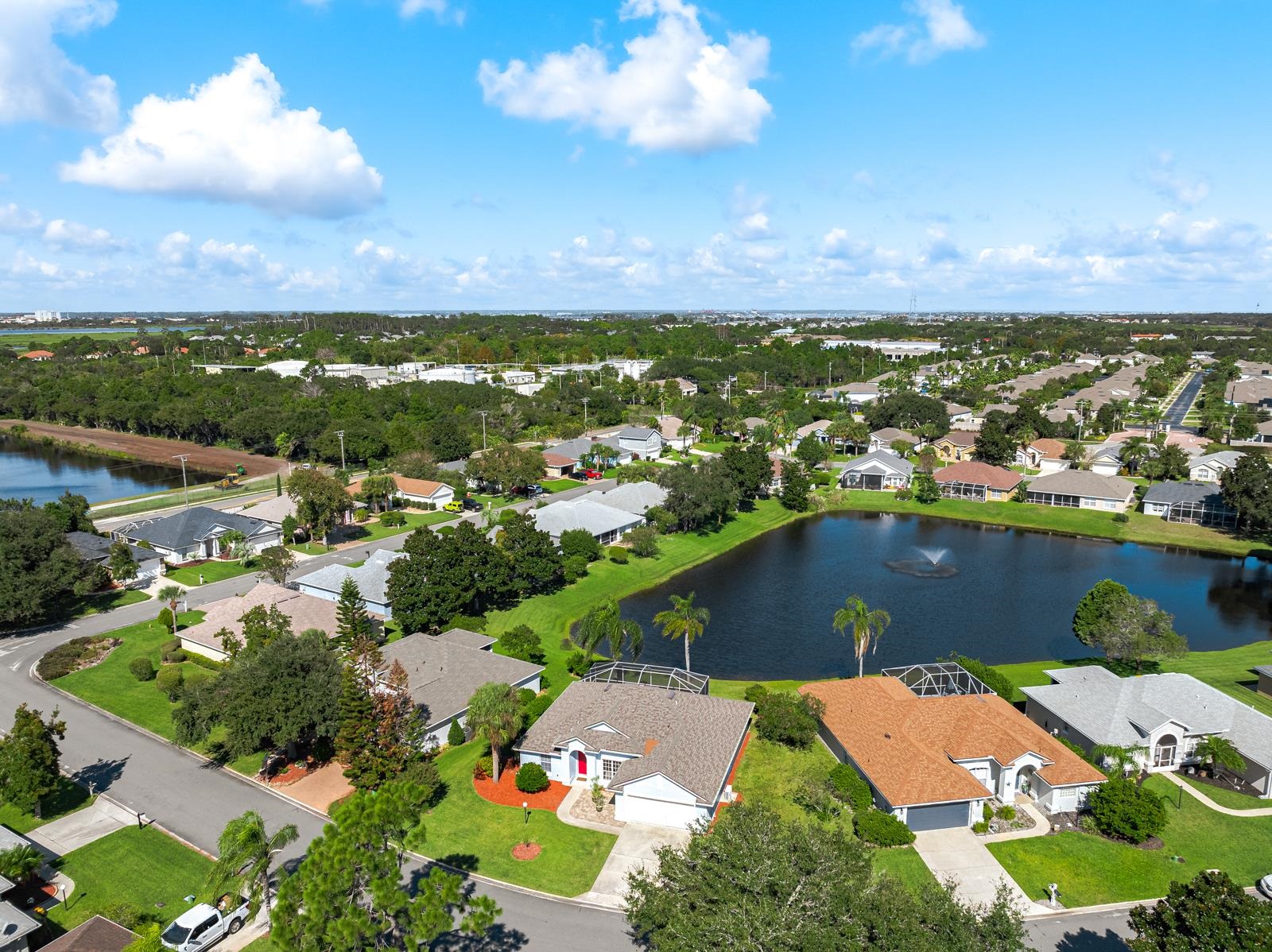 1116 Compass Row St. Augustine, FL 32080 - Photo 59 of 68 Aerial perspective of suburban area with a nearby body of water