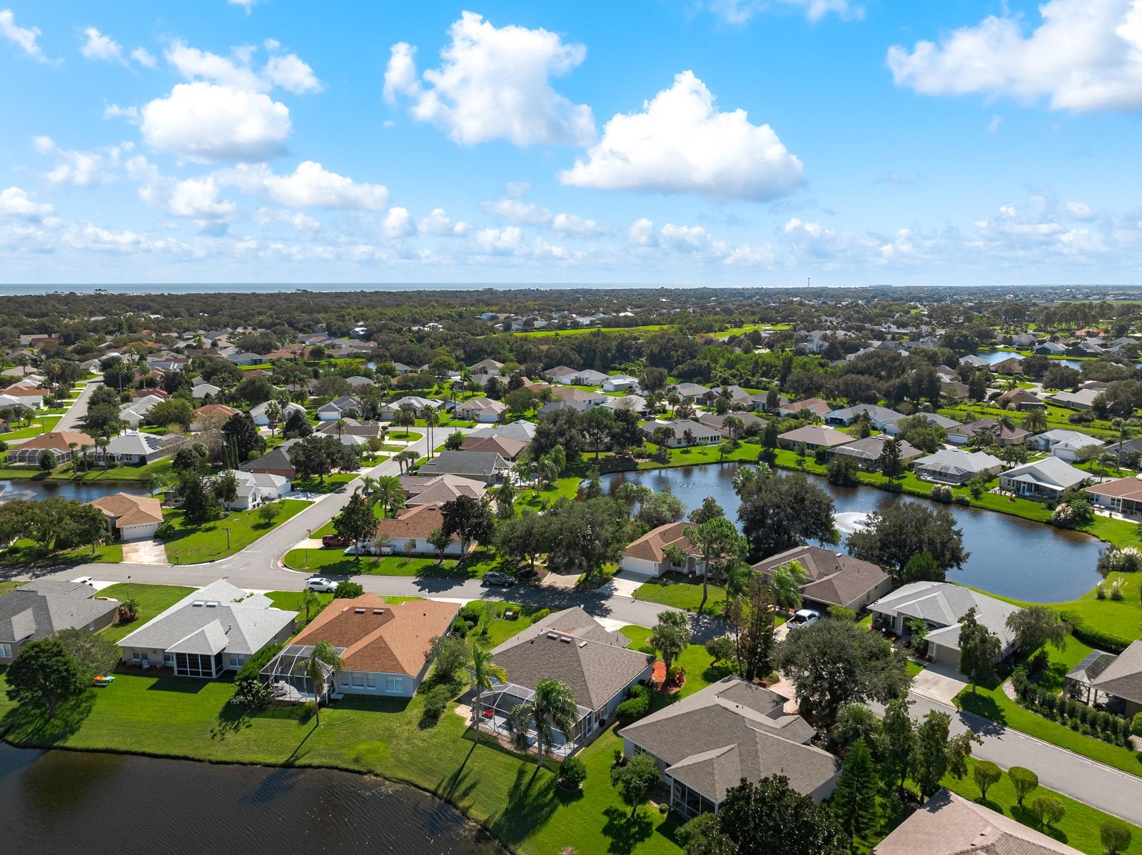1116 Compass Row St. Augustine, FL 32080 - Photo 61 of 68 Aerial perspective of suburban area with a large body of water