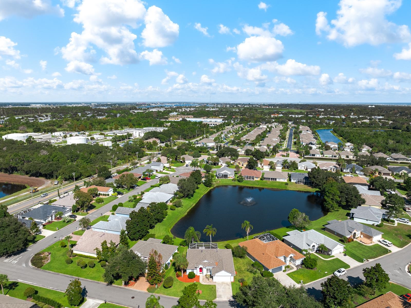 1116 Compass Row St. Augustine, FL 32080 - Photo 63 of 68 Aerial overview of property's location featuring a large body of water and nearby suburban area