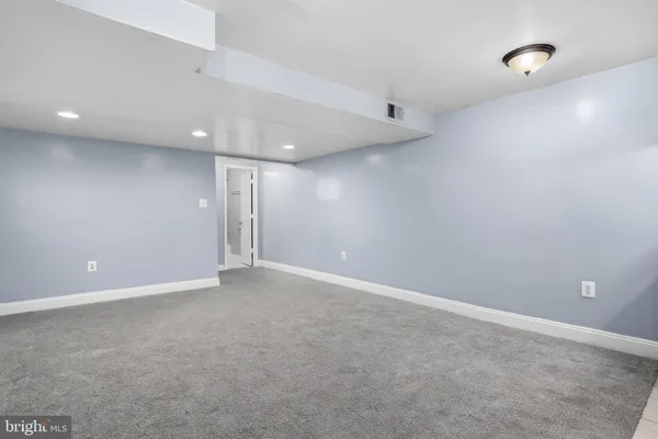 a view of an empty room