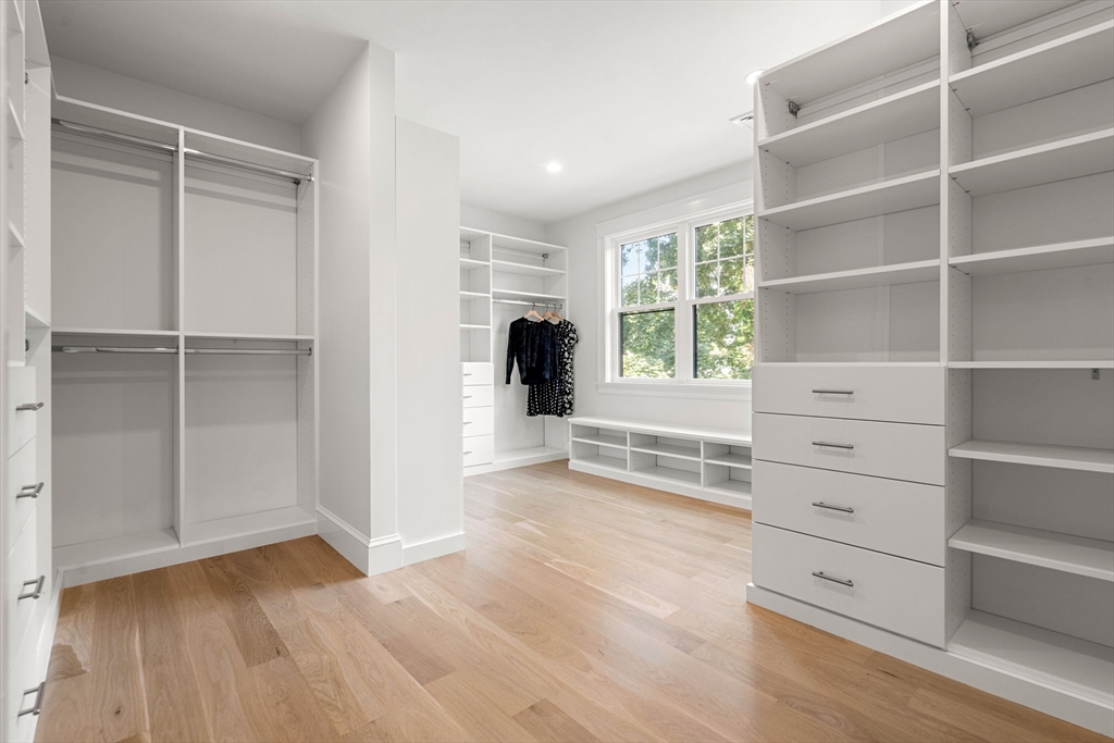 45 Sewall Street Newton, MA 02465 - Photo 15 of 21 a view of an empty walk in closet and a window