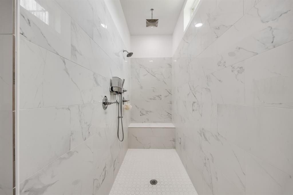 1016 Silver Creek Azle Road Azle, TX 76020 - Photo 28 of 40 Full bathroom featuring a marble finish shower