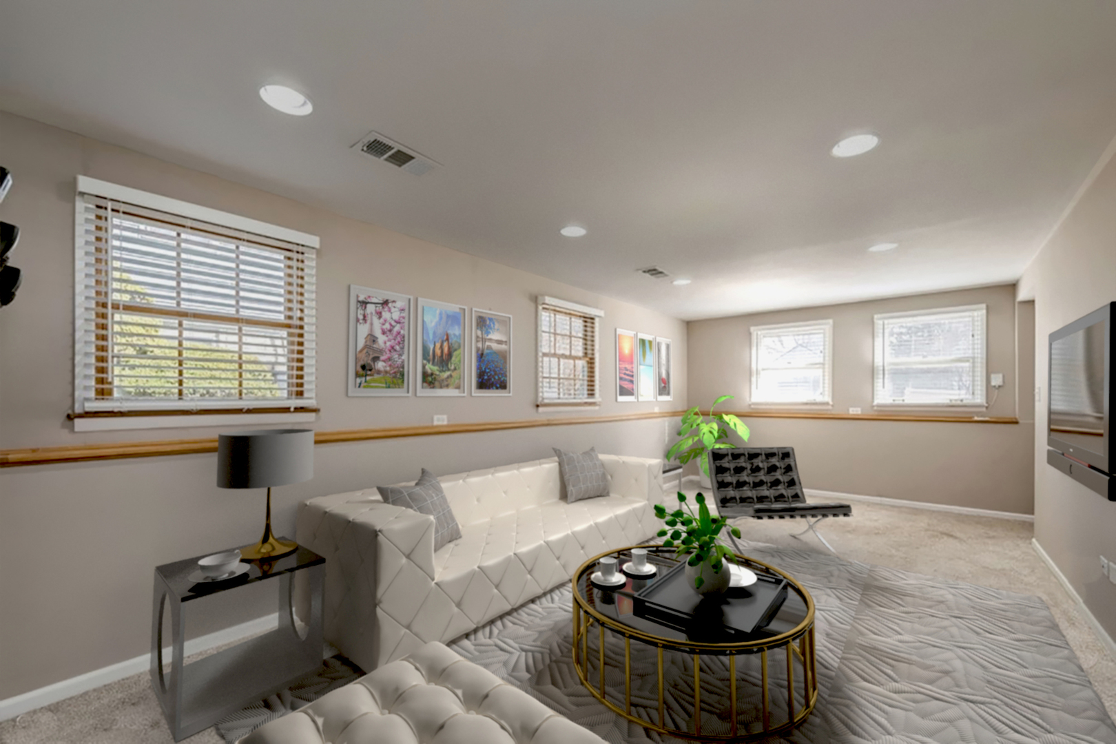 3208 Wren Lane Rolling Meadows, IL 60008 - Photo 14 of 18 a living room with furniture potted plant and window