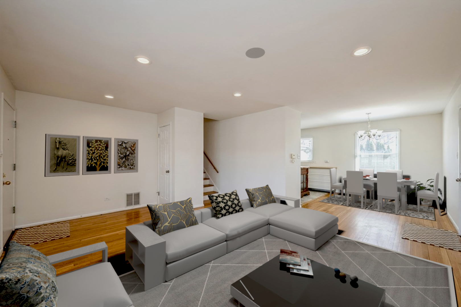 3208 Wren Lane Rolling Meadows, IL 60008 - Photo 3 of 18 a living room with furniture