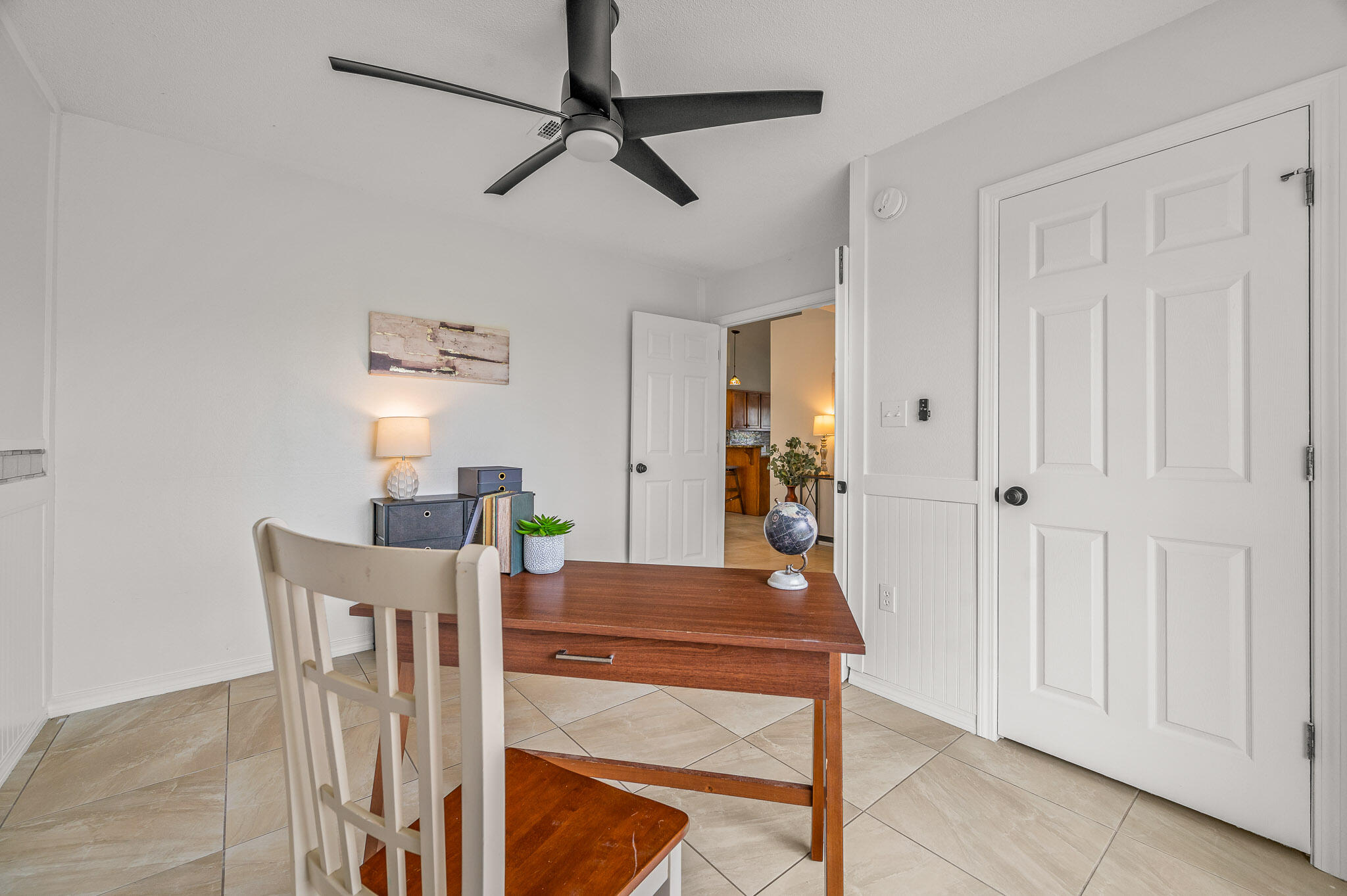 5186 Whitehurst Lane Crestview, FL 32536 - Photo 9 of 55 a view of a dining room with furniture and a chandelier fan