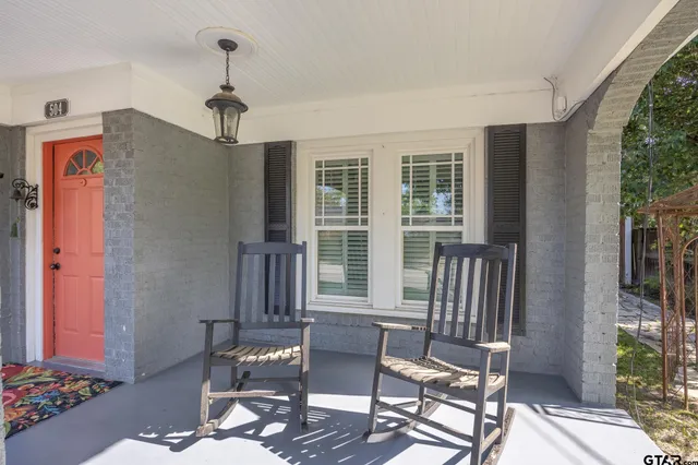 a balcony view with a outdoor space