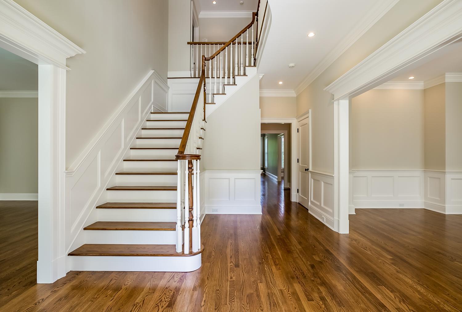 92 White Oak Shade Road New Canaan, CT 06840 - Photo 3 of 35 a view of entryway and hall with wooden floor