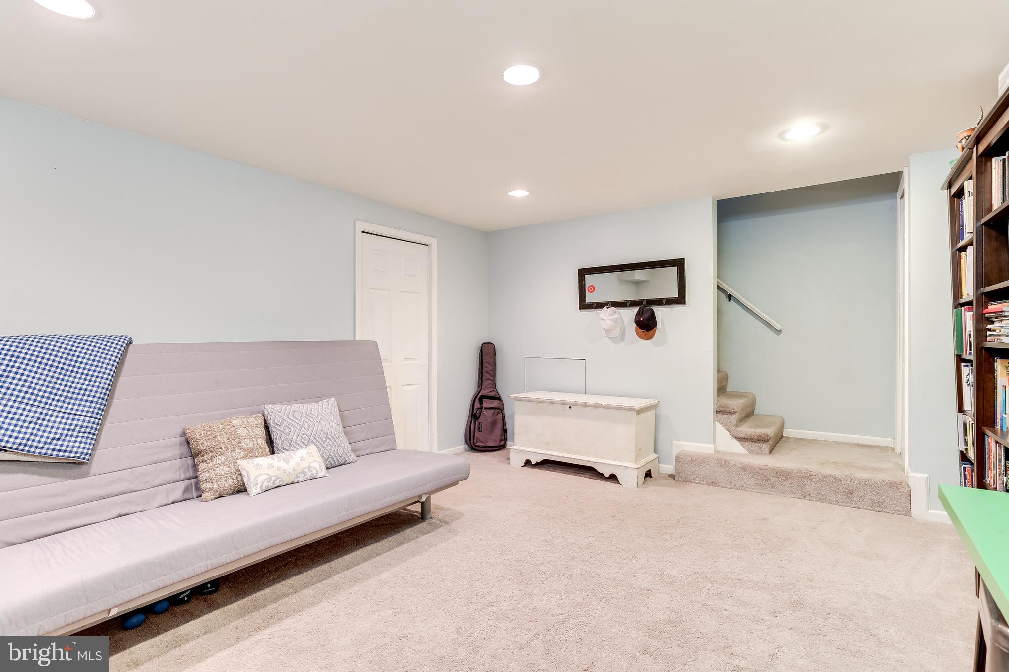 173 Cherrydell Road Baltimore, MD 21228 - Photo 24 of 29 LL Rec Room w/ Carpet & Recessed Lighting
