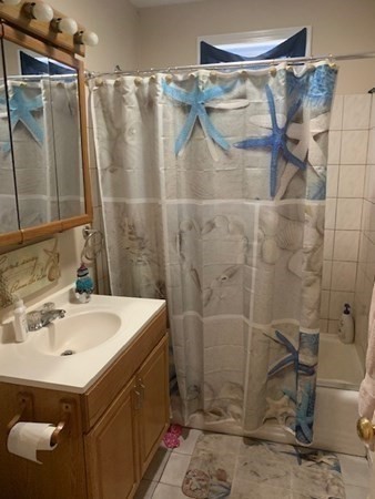366 Centre Street Boston, MA 02122 - Photo 4 of 14 a bathroom with a sink mirror and shower