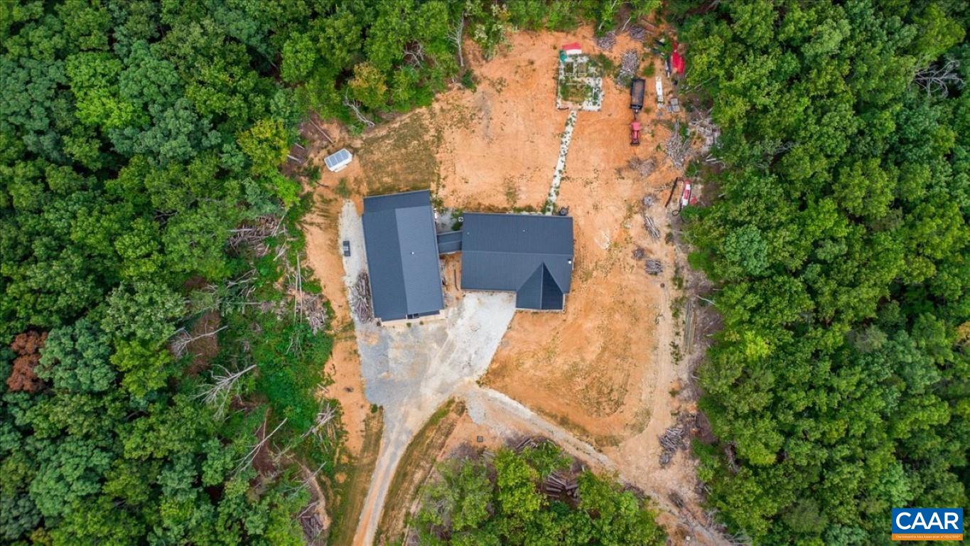 1568 Bent Creek Road Concord, VA 24538 - Photo 14 of 75 an aerial view of a house with a yard and trees