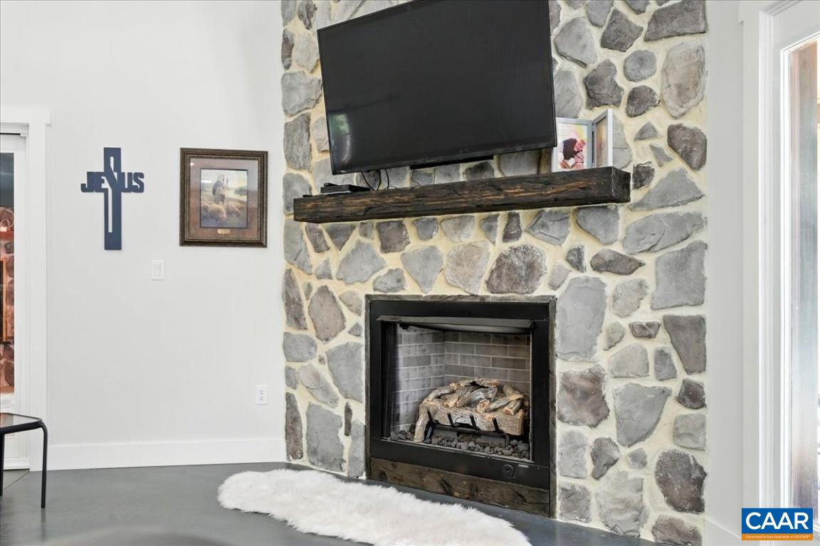 1568 Bent Creek Road Concord, VA 24538 - Photo 19 of 75 a living room with furniture and a fireplace