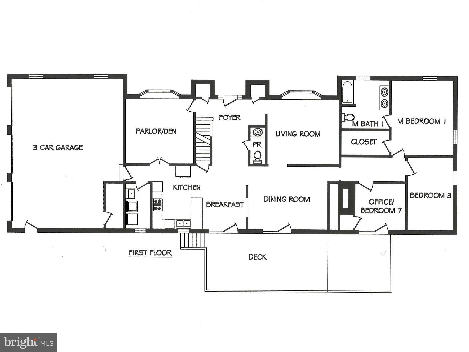 4202 Holbrook Road Randallstown, MD 21133 - Photo 29 of 30 First Floor Plan