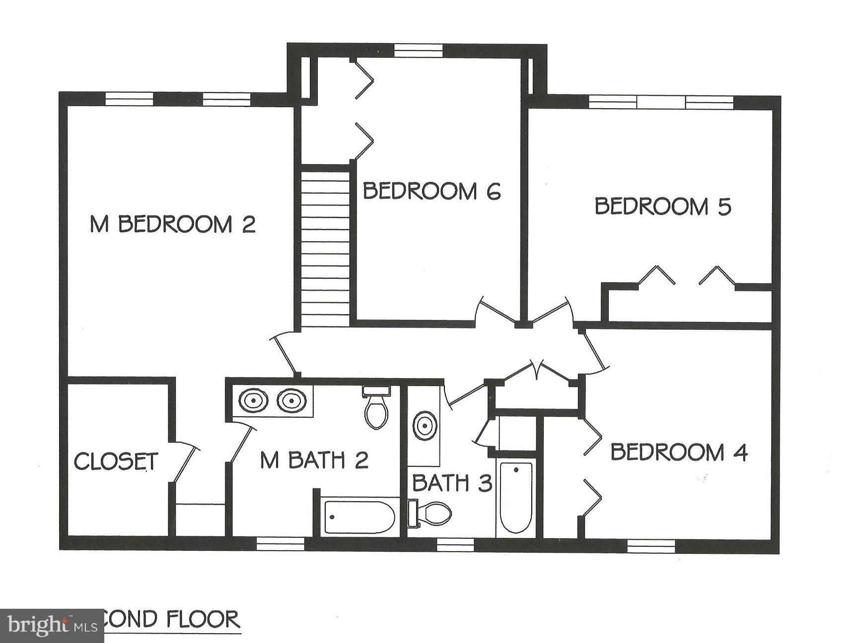 4202 Holbrook Road Randallstown, MD 21133 - Photo 30 of 30 Second Floor Plan
