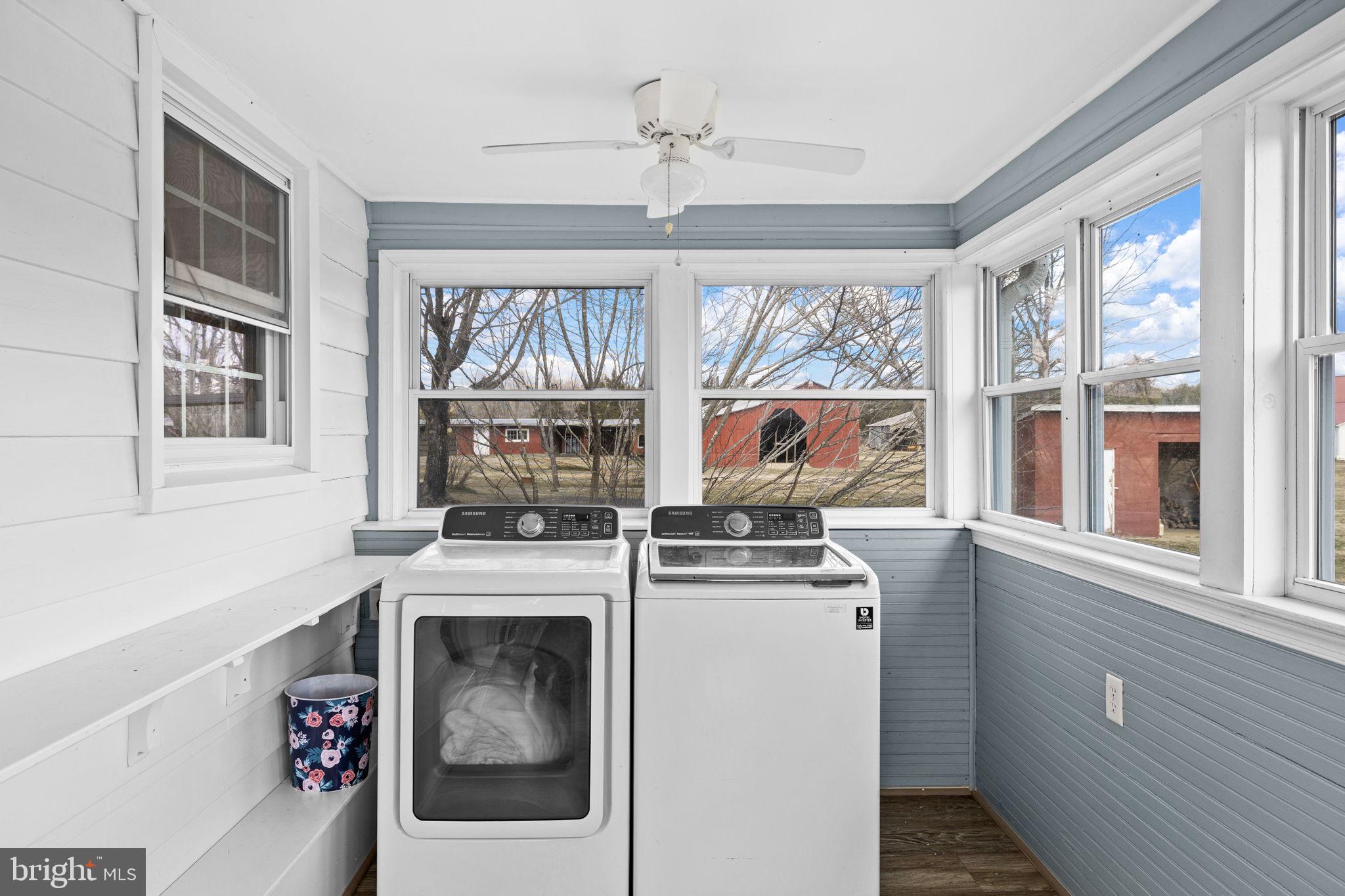 1815 Country Road Beaverdam, VA 23015 - Photo 32 of 98 Sunroom laundry with yard views