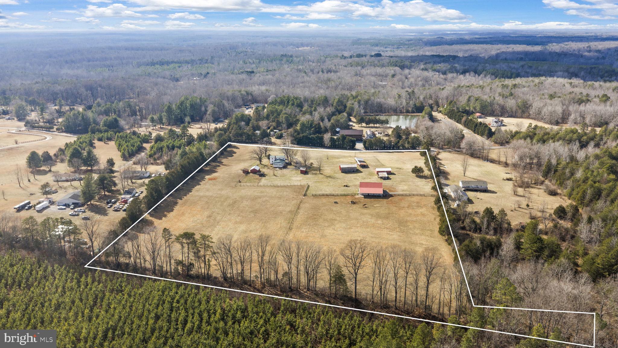 1815 Country Road Beaverdam, VA 23015 - Photo 95 of 98 Aerial farm shot