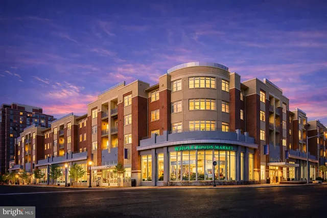 a front view of a building