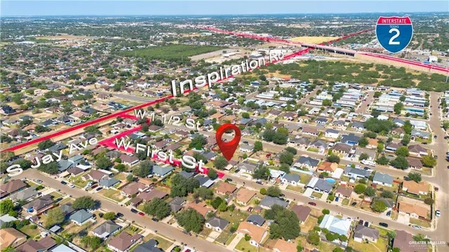 view of city and green space