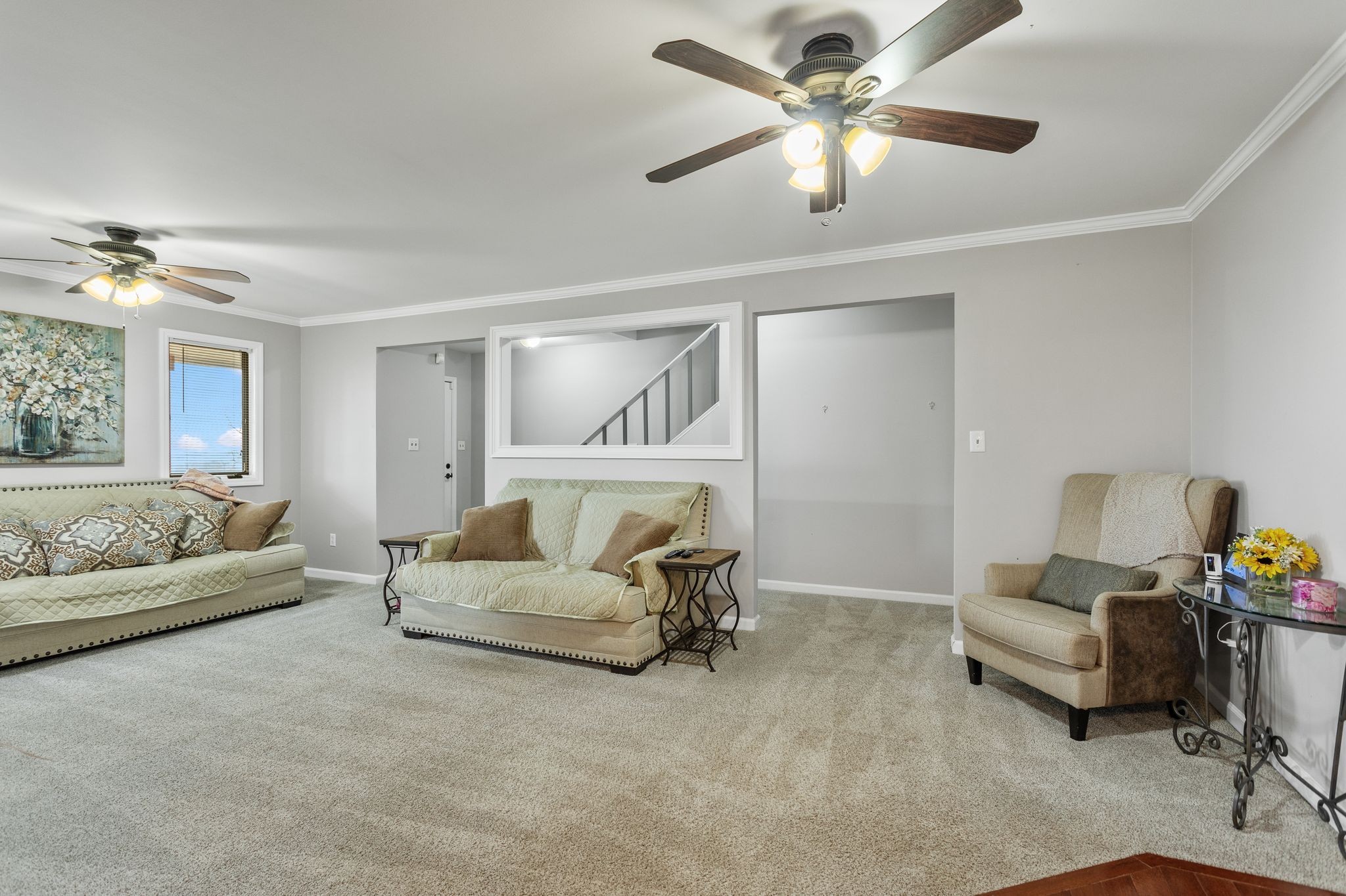 881 Mt Olivet Road Columbia, TN 38401 - Photo 14 of 68 a living room with furniture and a ceiling fan