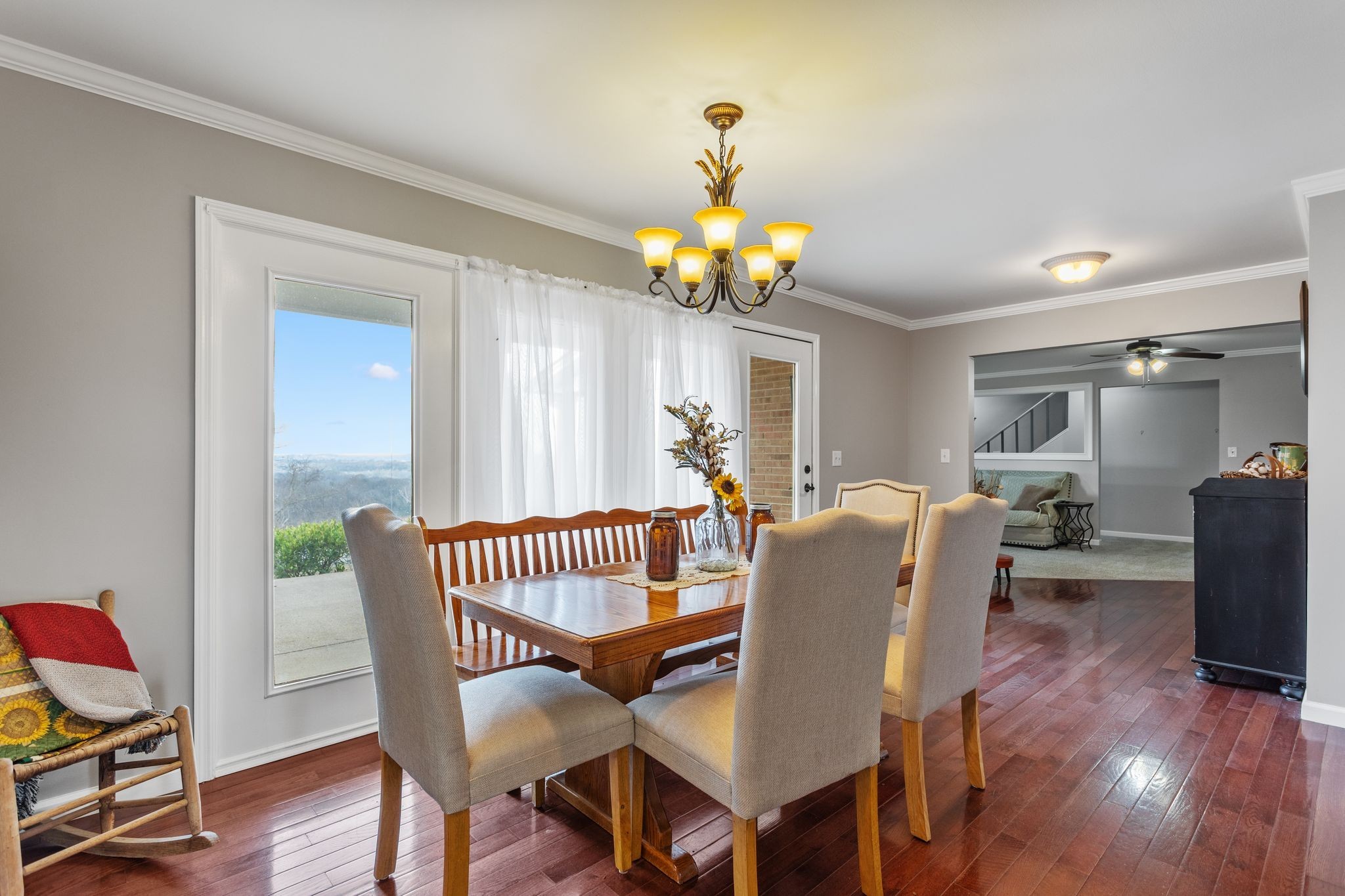 881 Mt Olivet Road Columbia, TN 38401 - Photo 24 of 68 a view of a dining room with furniture and wooden floor