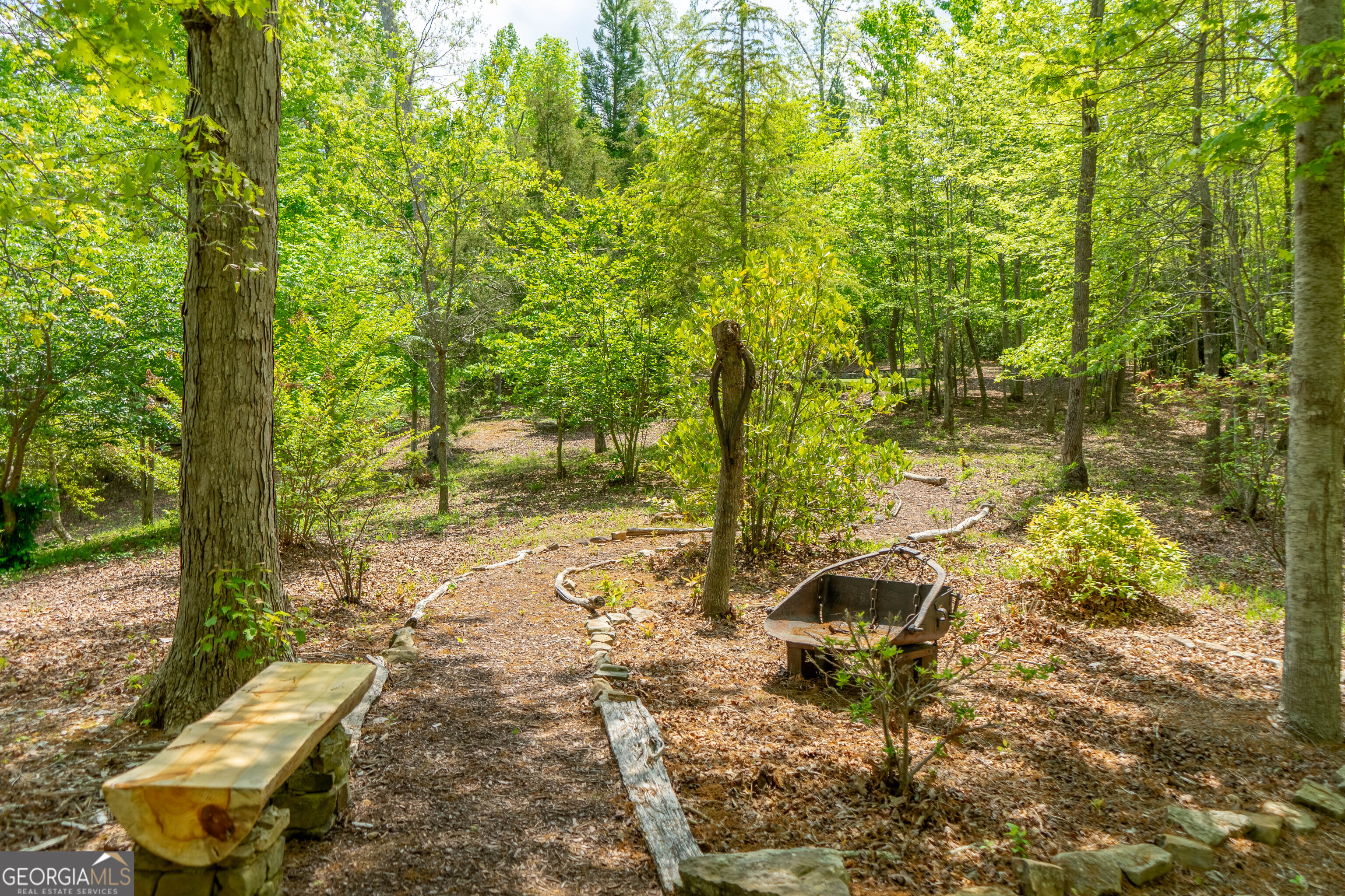 1 Burton Island Tiger, GA 30576 - Photo 84 of 98 a backyard of a house with table and chairs