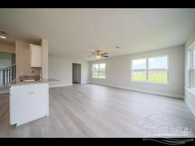 a view interior of a house with a kitchen