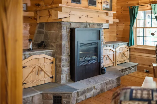 a view of a chairs and table in the patio