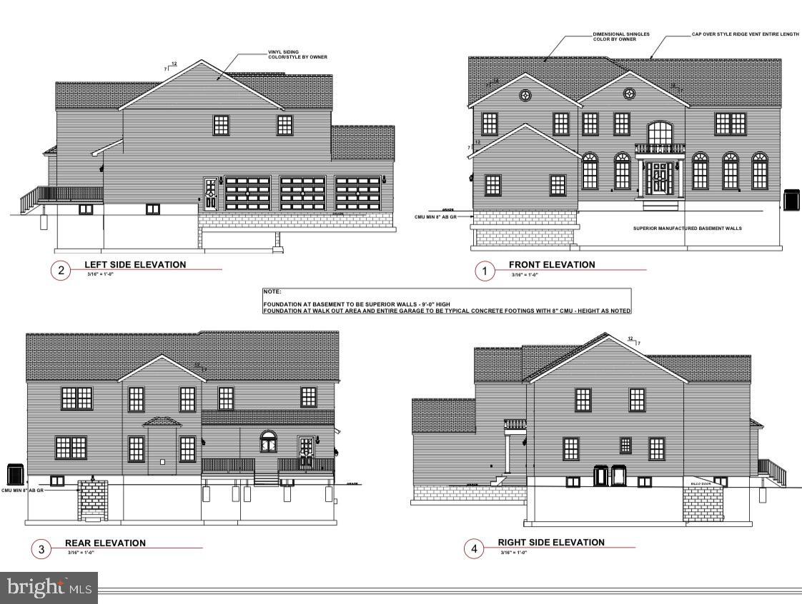 402 Sunset Road Burlington, NJ 08016 - Photo 6 of 6 Elegant multi-sided home design blueprint.