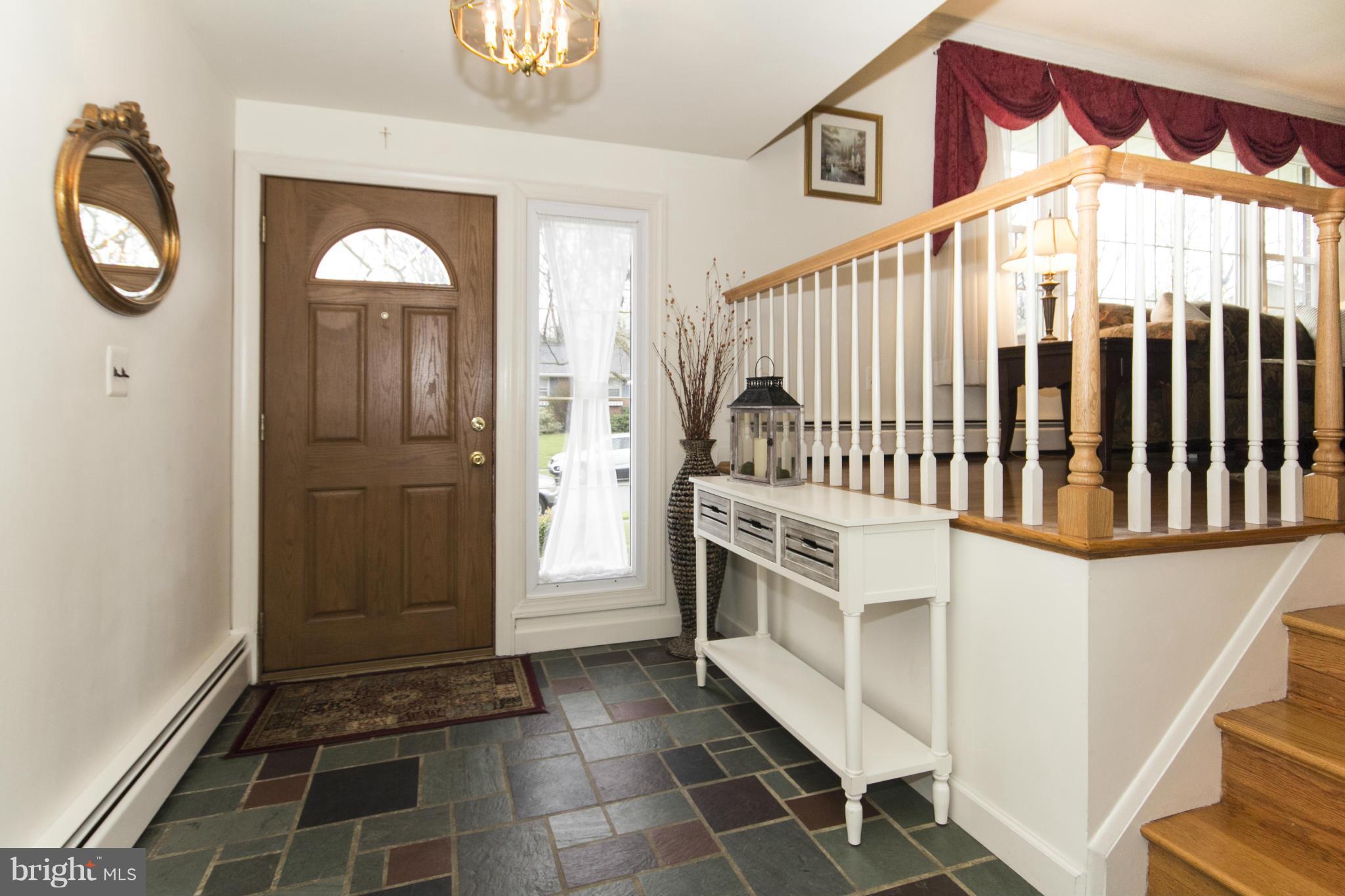 64 Belfast Road Lutherville-Timonium, MD 21093 - Photo 2 of 30 Entry Foyer w/Slate Floor