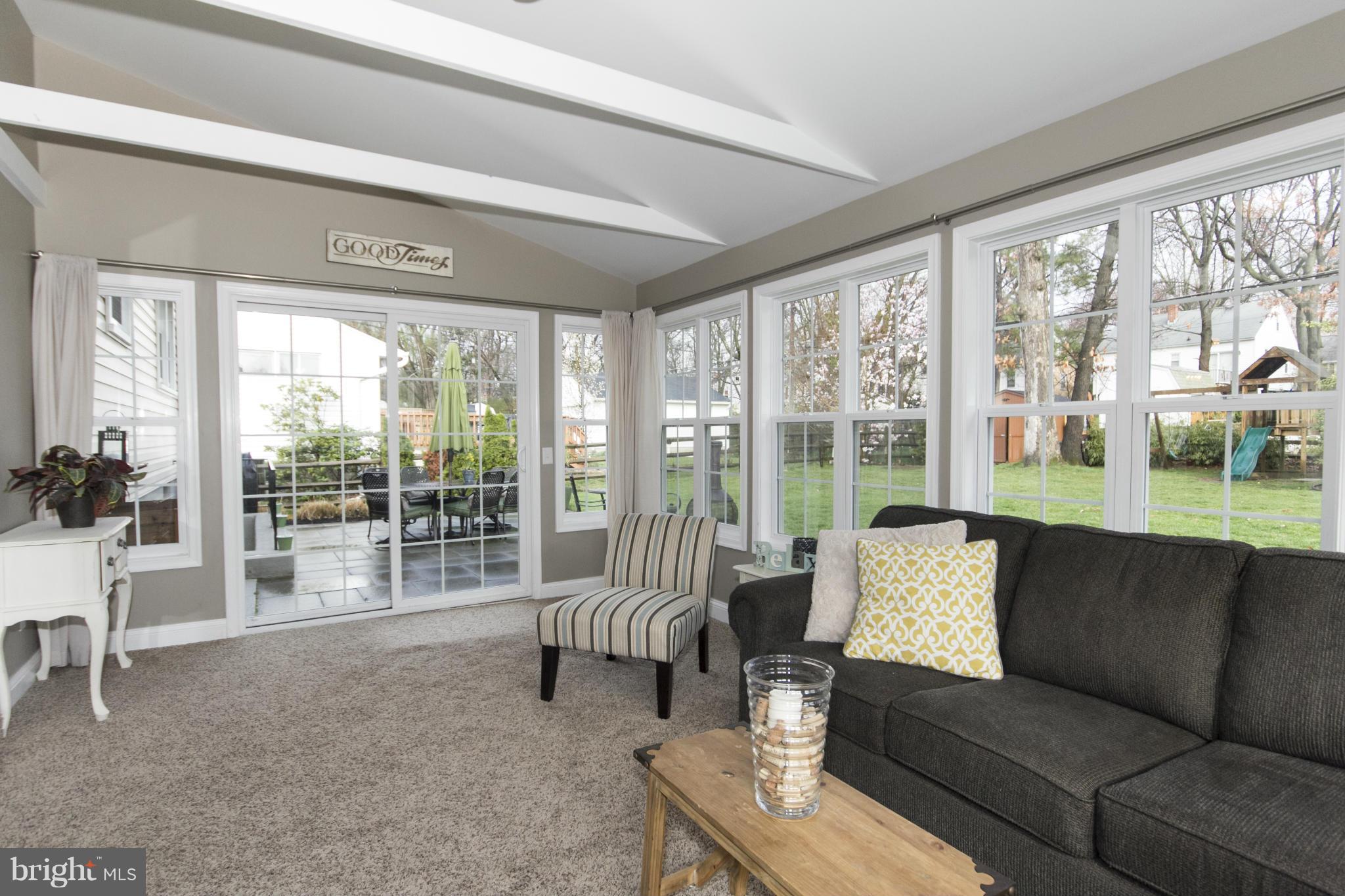 64 Belfast Road Lutherville-Timonium, MD 21093 - Photo 26 of 30 Relax in this beautiful Sunroom-all day/night!