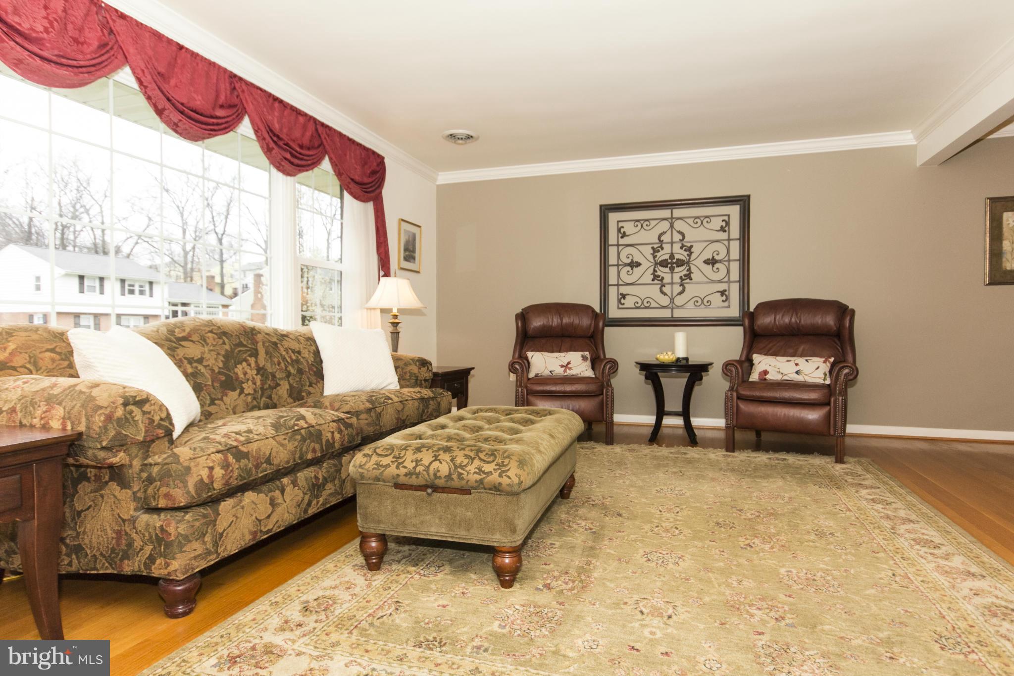64 Belfast Road Lutherville-Timonium, MD 21093 - Photo 4 of 30 LR w/Hardwood Floors and Crown Molding