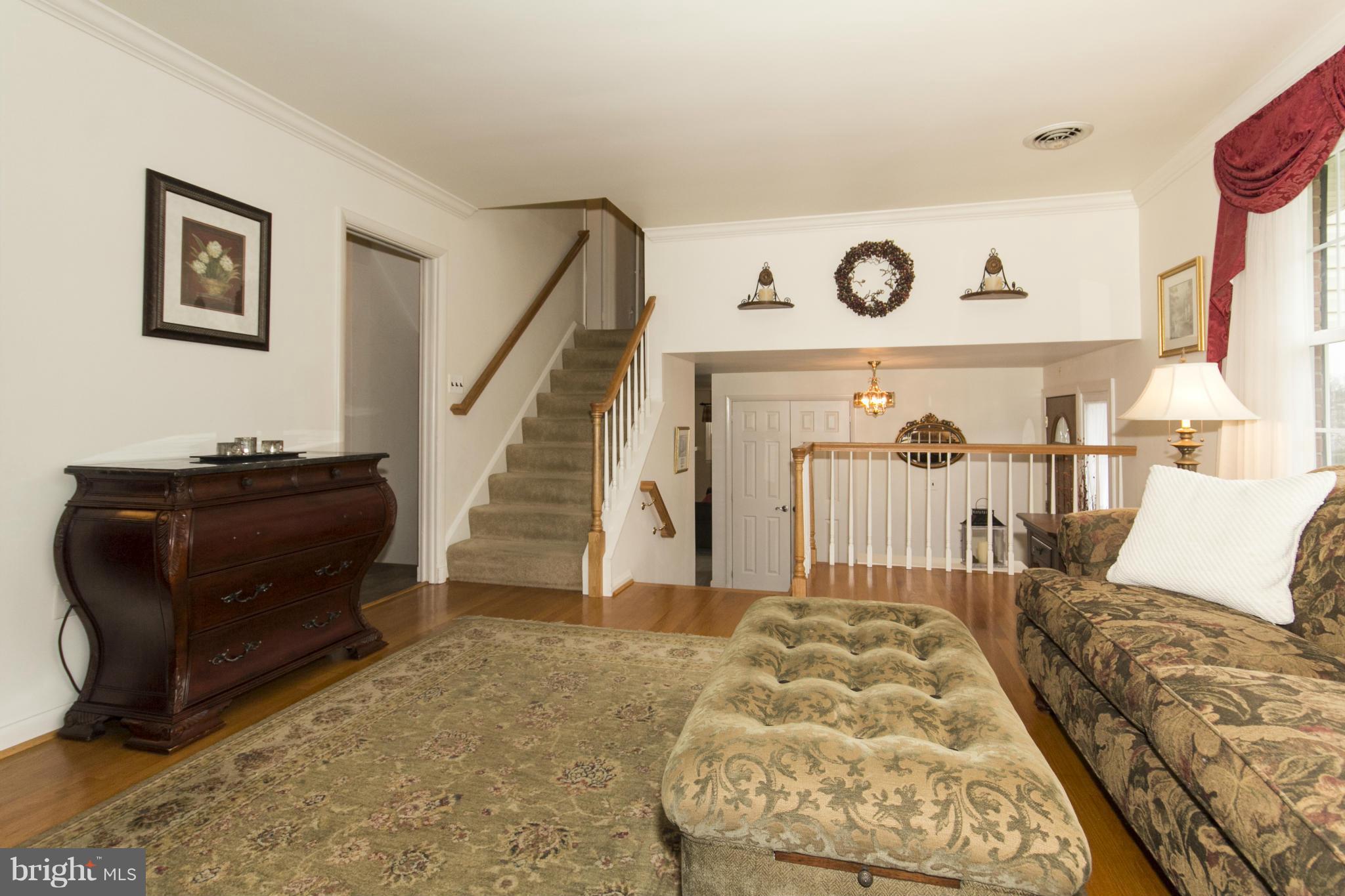 64 Belfast Road Lutherville-Timonium, MD 21093 - Photo 5 of 30 Living Rm Open to DR, Kitchen & Upper Level