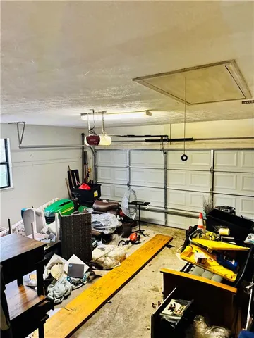 a room with gym equipment